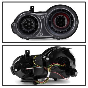 Nissan GTR LED Tail Lights - SPYDER - Black - `09-`15