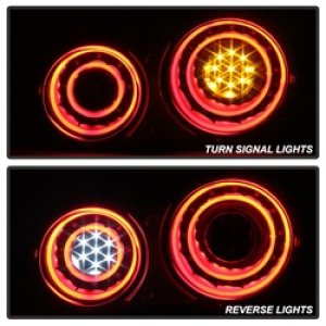 Nissan GTR LED Tail Lights - SPYDER - Black - `09-`15