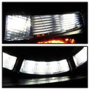 Mazda CX 5 Headlights - SPYDER - DRL LED Projector - Black - `13-`15