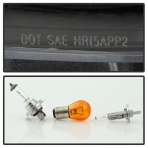 Mazda CX 5 Headlights - SPYDER - DRL LED Projector - Black - `13-`15