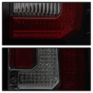 Chevrolet Suburban Tail Lights - Rear - SPYDER - Version 2 LED - Black Smoke - `07-`14