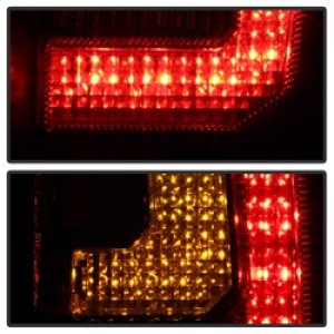Chevrolet Suburban Tail Lights - Rear - SPYDER - Version 2 LED - Black Smoke - `07-`14