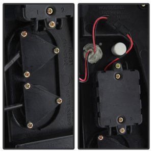 Chevrolet Suburban Tail Lights - Rear - SPYDER - Version 2 LED - Black Smoke - `07-`14