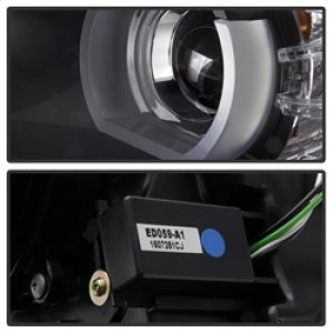 BMW 3 Series Headlights - SPYDER - LBDRL Projector - Black - `06-`08