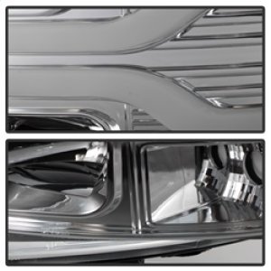 Chevrolet Silverado 1500 Headlights - SPYDER - Projector Headlights, Version 3, LED DRL - Chrome - `07-`13
