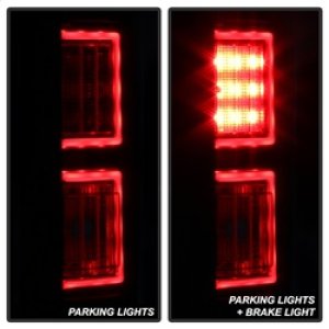 Ford F-150 LED Tail Lights - Rear - SPYDER - Light Bar - Black Smoke - `15-`17
