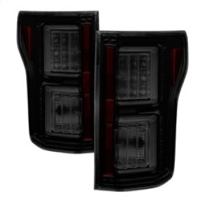 Ford F-150 LED Tail Lights - Rear - SPYDER - Light Bar - Black Smoke - `15-`17