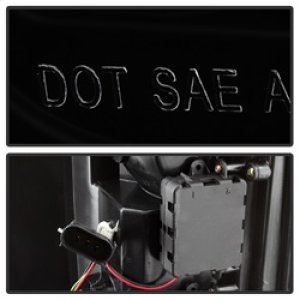 Ford F-150 LED Tail Lights - Rear - SPYDER - Light Bar - Black Smoke - `15-`17