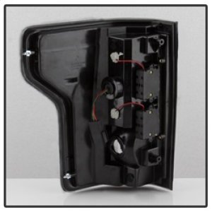 Ford F-150 LED Tail Lights - Rear - SPYDER - Light Bar - Black Smoke - `15-`17