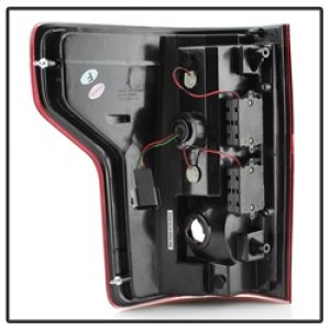 Ford F-150 LED Tail Lights - Rear - SPYDER - Light Bar - Red Clear - `15-`17