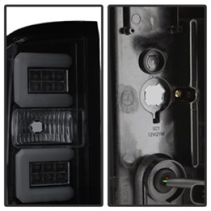 Chevrolet Silverado LED Tail Lights - Rear - SPYDER - Light Bar - Black Smoke - `16-`17