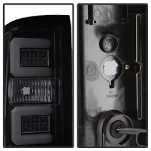 Chevrolet Silverado LED Tail Lights - Rear - SPYDER - Light Bar - Black Smoke - `16-`17