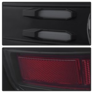 Chevrolet Silverado LED Tail Lights - Rear - SPYDER - Light Bar - Black Smoke - `16-`17