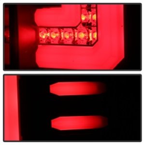 GMC Sierra LED Tail Lights - SPYDER - Light Bar - Black - `16-`17 GMC Sierra LED Tail Lights - SPYDER - Light Bar - Black - `16-`17