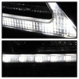 Toyota Sienna Headlights - SPYDER - Projector Headlights - DRL LED - Black - `11-`14