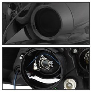 Toyota Sienna Headlights - SPYDER - Projector, DRL LED - Smoke - `11-`14