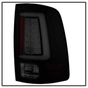 Dodge Ram Tail Lights - SPYDER - Light Bar LED - Black Smoke - `09-`16