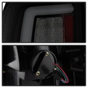 Dodge Ram Tail Lights - SPYDER - LED Model Only - Black Smoke - `13-`14