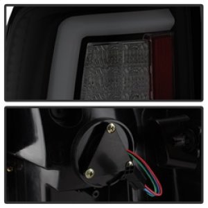 Dodge Ram Tail Lights - SPYDER - LED Model Only - Black Smoke - `13-`14