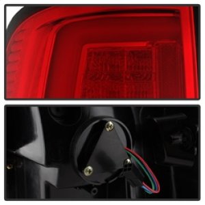 Dodge Ram Tail Lights - Rear - SPYDER - V2 LED - Red Clear - `13-`14