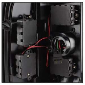 Chevrolet Silverado Tail Lights - Rear - SPYDER - Light Bar LED, Version 3 - Black Smoke - `07-`13 Chevrolet Silverado Tail Lights - Rear - SPYDER - Light Bar LED, Version 3 - Black Smoke - `07-`13