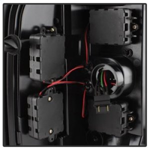 Chevrolet Silverado Tail Lights - Rear - SPYDER - Light Bar LED, Version 3 - Black Smoke - `07-`13 Chevrolet Silverado Tail Lights - Rear - SPYDER - Light Bar LED, Version 3 - Black Smoke - `07-`13