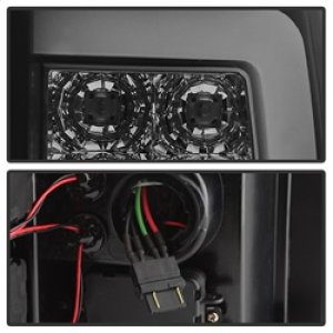 Chevrolet Silverado Tail Lights - Rear - SPYDER - Light Bar LED, Version 3 - Black Smoke - `07-`13 Chevrolet Silverado Tail Lights - Rear - SPYDER - Light Bar LED, Version 3 - Black Smoke - `07-`13