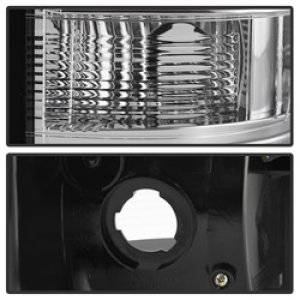 Chevrolet Silverado Tail Lights - SPYDER - Light Bar LED, Version 3 - Red Clear - `07-`13