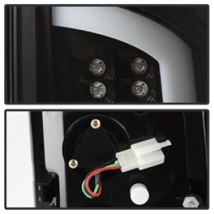 Dodge Ram 2500 SLT LED Tail Lights - Rear - SPYDER - Light Bar Version 3 - Black - `03-`06