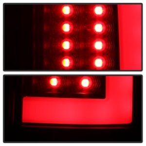 Dodge Ram 3500 SLT LED Tail Lights - Rear - SPYDER - Light Bar Version 3 - Black - `03-`06