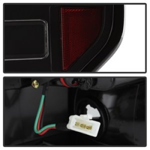 Ford F-150 LED Tail Lights - Rear - SPYDER - Version 2, Light Bar - Black - `09-`14