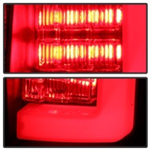 Ford F-150 LED Tail Lights - Rear - SPYDER - Version 2, Light Bar - Black - `09-`14