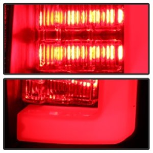 Ford F-150 LED Tail Lights - Rear - SPYDER - Version 2, Light Bar - Black - `09-`14
