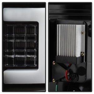 Ford F-150 LED Tail Lights - Rear - SPYDER - Version 2, Light Bar - Black - `09-`14