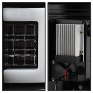 Ford F-150 LED Tail Lights - Rear - SPYDER - Version 2, Light Bar - Black - `09-`14