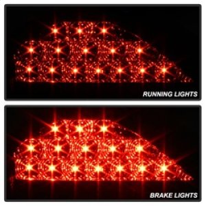 Pontiac Grand Am Tail Lights - SPYDER - LED - Black Smoke - `99-`05 Pontiac Grand Am Tail Lights - SPYDER - LED - Black Smoke - `99-`05