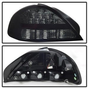 Pontiac Grand Am Tail Lights - SPYDER - LED - Black Smoke - `99-`05 Pontiac Grand Am Tail Lights - SPYDER - LED - Black Smoke - `99-`05