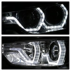 BMW 3 Series Headlights - SPYDER - Projector with LED DRL - Chrome - `12-`14 BMW 3 Series Headlights - SPYDER - Projector with LED DRL - Chrome - `12-`14