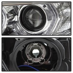 BMW 3 Series Headlights - SPYDER - Projector with LED DRL - Chrome - `12-`14 BMW 3 Series Headlights - SPYDER - Projector with LED DRL - Chrome - `12-`14