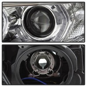 BMW 3 Series Headlights - SPYDER - Projector with LED DRL - Chrome - `12-`14 BMW 3 Series Headlights - SPYDER - Projector with LED DRL - Chrome - `12-`14