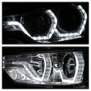 BMW 3 Series Headlights - SPYDER - Projector with LED DRL - Chrome - `12-`14 BMW 3 Series Headlights - SPYDER - Projector with LED DRL - Chrome - `12-`14