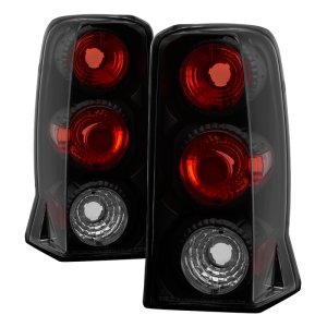 Cadillac Escalade Tail Lights - SPYDER - Euro - Black Smoke - `02-`06