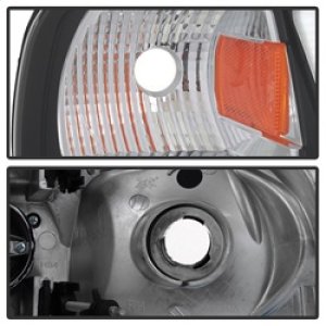 Ford F-150 Headlights - SPYDER - Light Bar Projector - Black - `97-`03