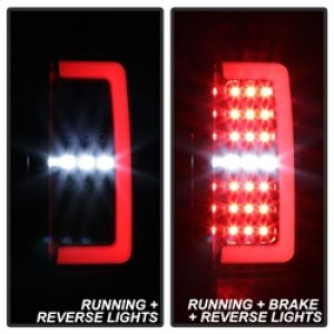 Chevrolet Colorado LED Tail Lights - SPYDER - Light Bar - Black - `15-`17