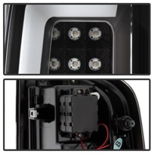 Chevrolet Colorado LED Tail Lights - SPYDER - Light Bar - Black - `15-`17