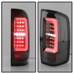 Chevrolet Colorado LED Tail Lights - SPYDER - Light Bar - Black - `15-`17