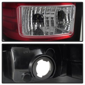 GMC Sierra LED Tail Lights - SPYDER - Version 2, Light Bar - Red Clear - `07-`13 GMC Sierra LED Tail Lights - SPYDER - Version 2, Light Bar - Red Clear - `07-`13