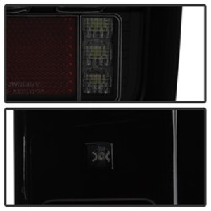 Jeep Wrangler LED Tail Lights - SPYDER - Version 2 Light Bar - Black Smoke - `07-`16