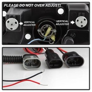 BMW 3 Series Projector Headlights - Front - SPYDER - LED Halo Projector, 1-Piece Design, Amber Reflector, Bulbs Included - Black Smoke - `99-`01 BMW 3 Series Projector Headlights - Front - SPYDER - LED Halo Projector, 1-Piece Design, Amber Reflector, Bulbs Included - Black Smoke - `99-`01