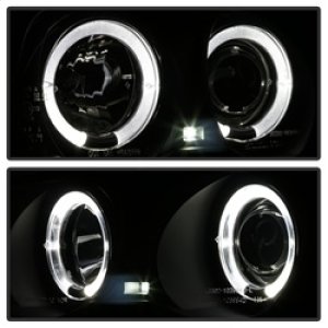 BMW 3 Series Projector Headlights - Front - SPYDER - LED Halo Projector, 1-Piece Design, Amber Reflector, Bulbs Included - Black Smoke - `99-`01 BMW 3 Series Projector Headlights - Front - SPYDER - LED Halo Projector, 1-Piece Design, Amber Reflector, Bulbs Included - Black Smoke - `99-`01